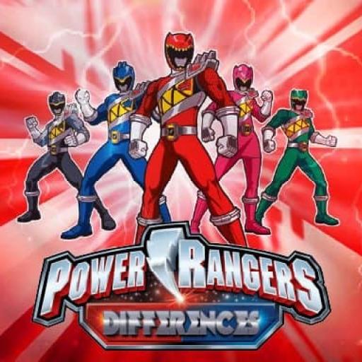 Find the Differences - Power Rangers Spot Game
