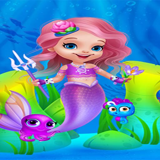 Cute Mermaid Girl Dress Up
