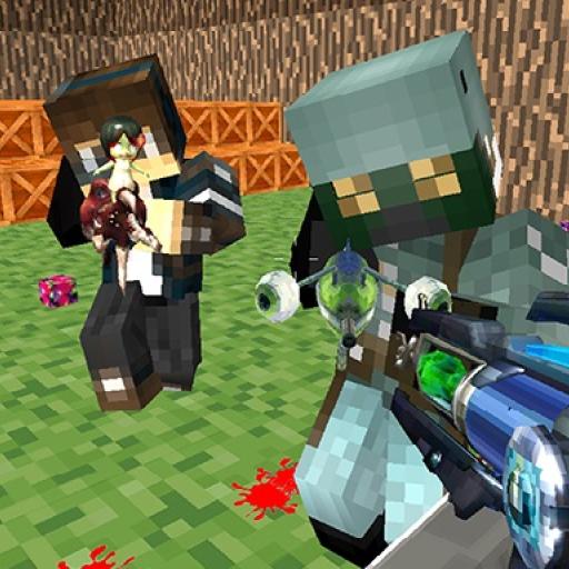 Blocky Gun Paintball