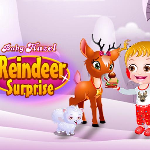 Baby Hazel Reindeer Suprise