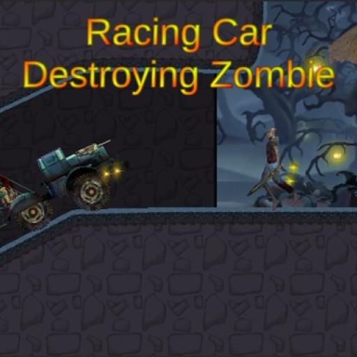 Racing Car Destroying Zombie