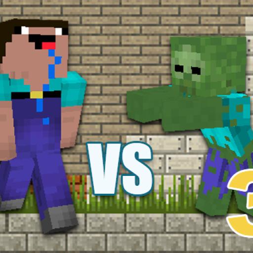 Minecraft Noob vs Zombies 3