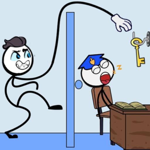 Stickman Troll- Thief Puzzle