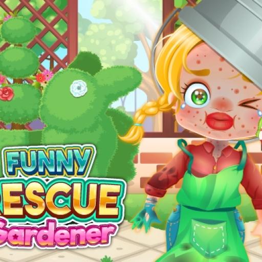 Funny Rescue Gardener