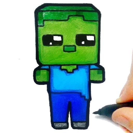 Easy Kids Coloring Mineblox