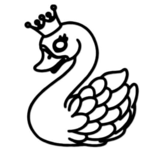 BTS Swan Coloring Book