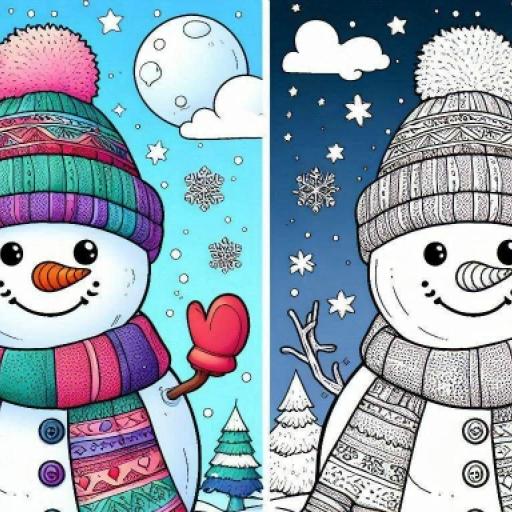 BTS Winter Coloring