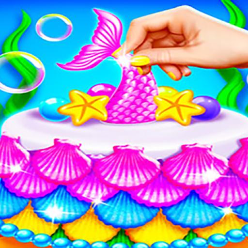 Mermaid Glitter Cake Maker