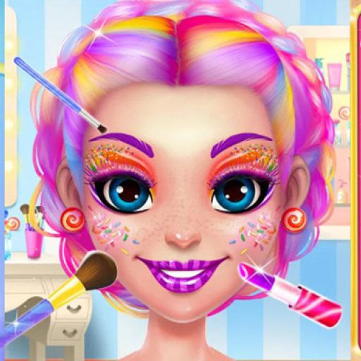 Candy Makeup Fashion Girl