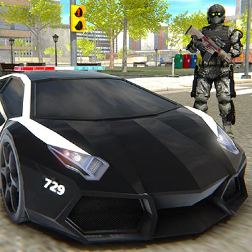 Police cop driver simulator