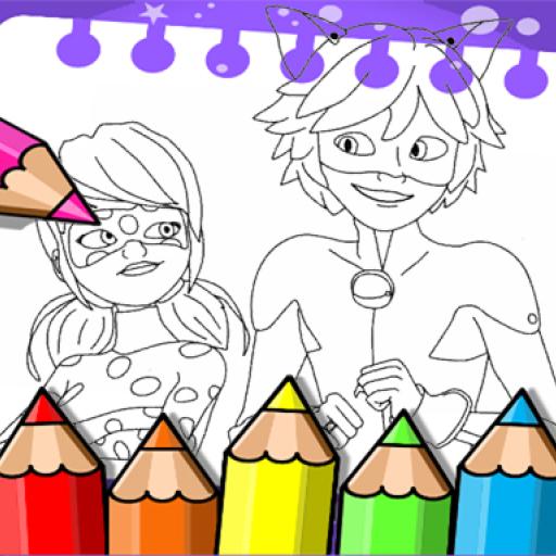 Miraculous Ladybug Coloring Book