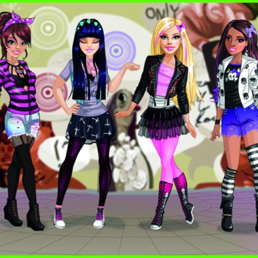 Bonnie Rocker Chick Dress Up Game