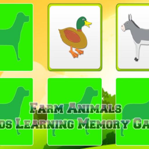 Kids Learning Farm Animals Memory