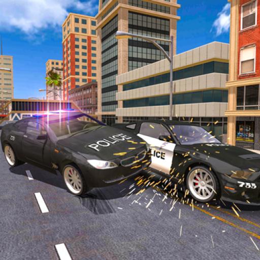 Police Car Stunt Simulation 3D