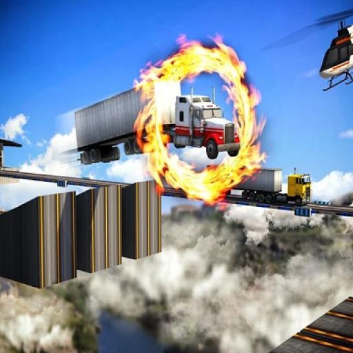 Impossible Truck Driving Stunt Track Parking