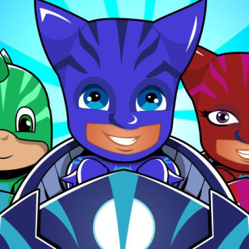 Pj masks kids Car Racing 3d