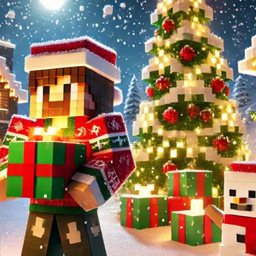 Minecraft Christmas Jigsaw: Festive Pixel Art Fun