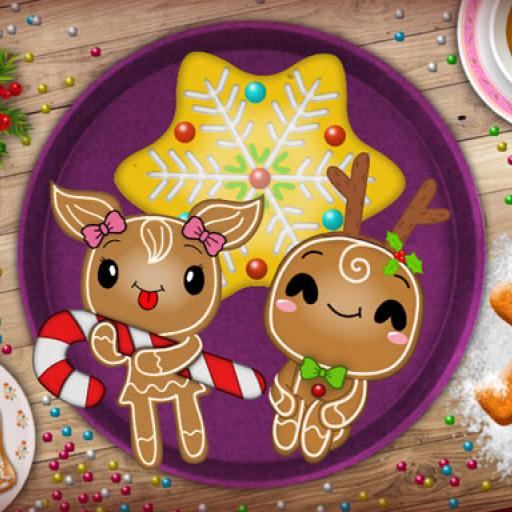 Christmas Gingerbread - Color Me