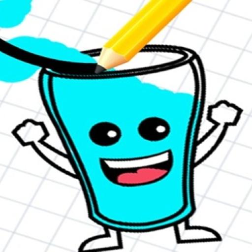 Draw Happy Glass