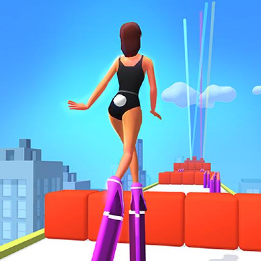 High Heels - impossible Girl Walk