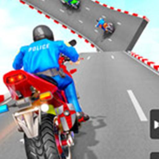 Mega Ramp Stunt Moto - Fun & Run 3D Game