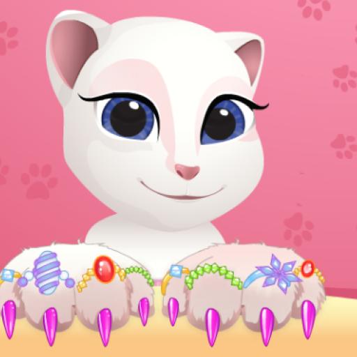 Talking Tom Angela Great Manicure