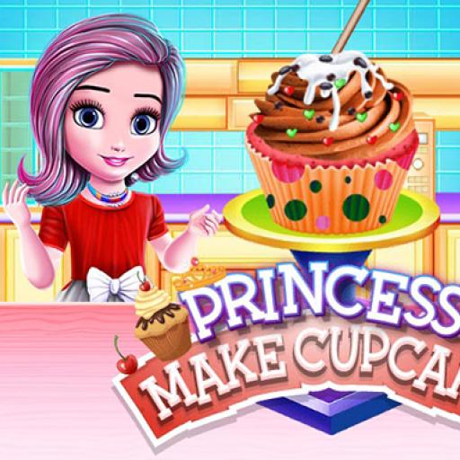 PRINCESS MAKE CUP CAKE