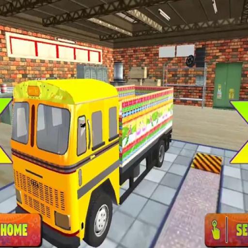 Real Indian Truck Cargo Truck Transport