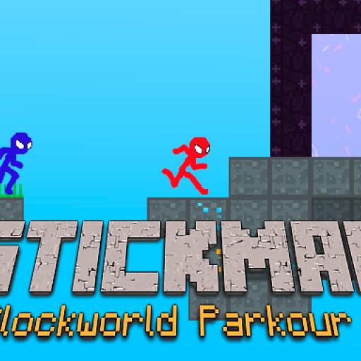 Stickman Blockworld Parkour 2