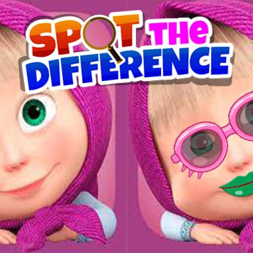 find differences - Masha and bear