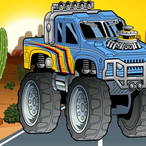 Crazy Monster Truck Jigsaw