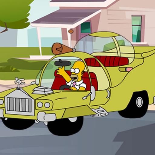 The Simpsons Car Jigsaw