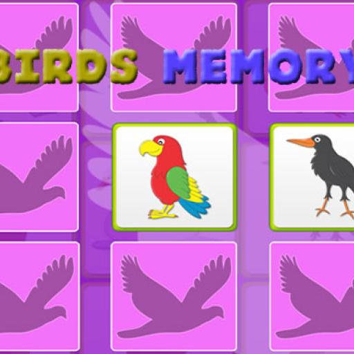 Kids Memory Game - Birds