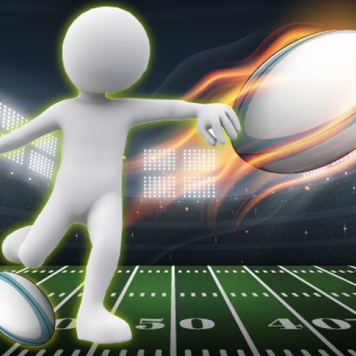 Stickman Rugby Run And Kick