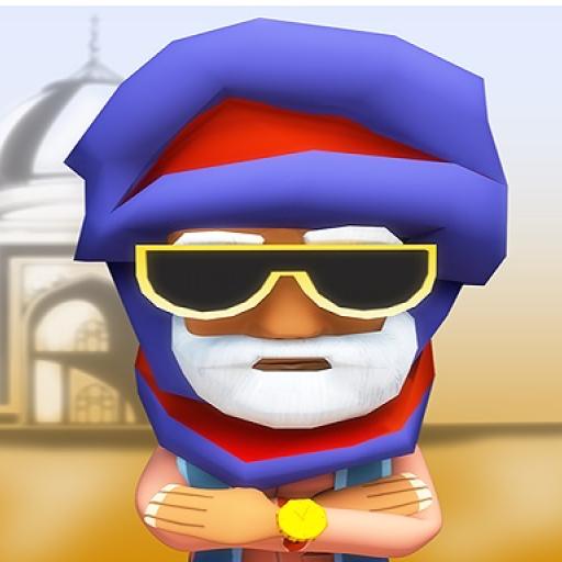 East Running Surfer 2D