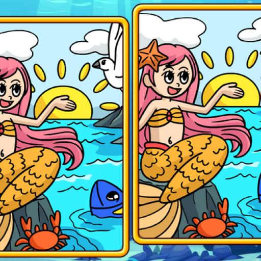 Mermaids: Spot The Differences