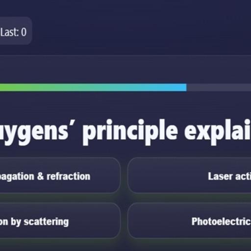 Physics Optics Quiz