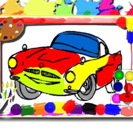 Racing Cars Coloring Book