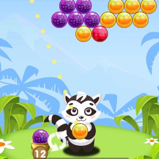 Bubble Shooter Raccoon