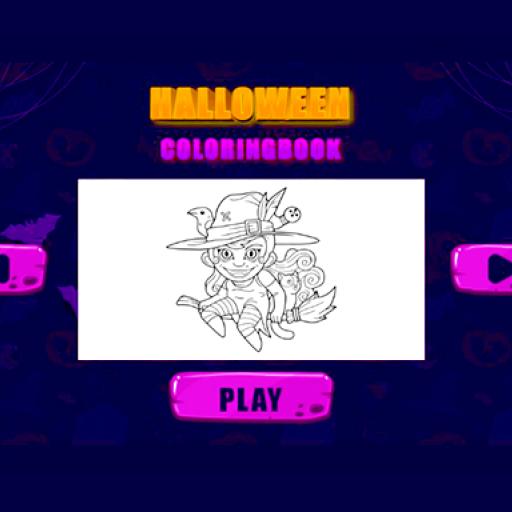 Halloween coloring books