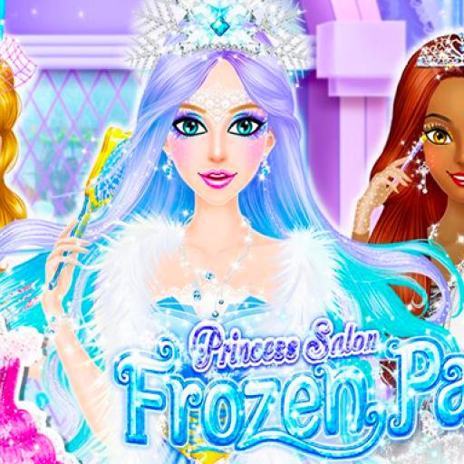 Princess Salon: Frozen Party Princess 