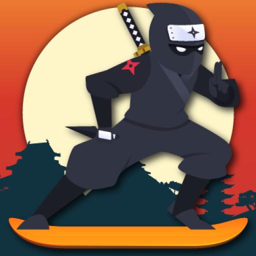 Lava And Ninja Skateboard