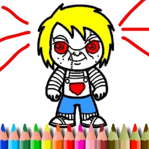 Scary Boy Coloring Book