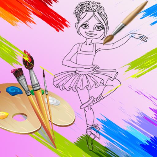 Little Ballerinas Coloring