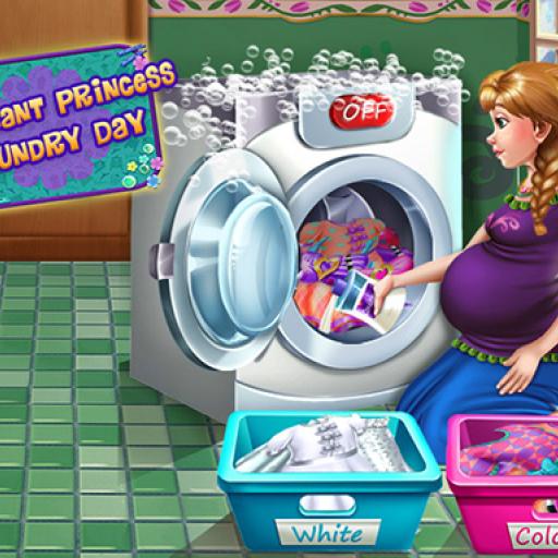 Pregnant Princess Laundry Day