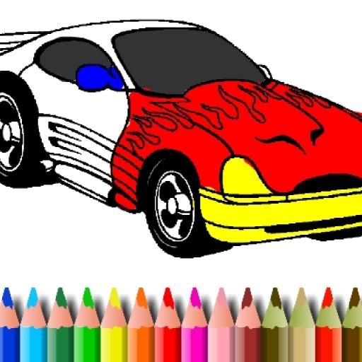 BTS Muscle Car Coloring