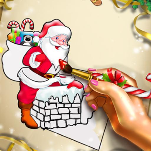 Santa Christmas Coloring