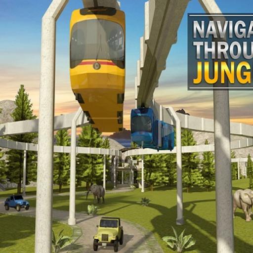 Elevated Train Driving Simulator Sky Tram Driver