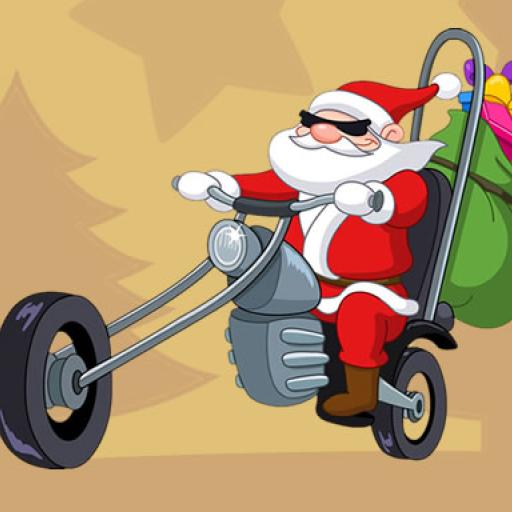 Santa Driver Coloring Book