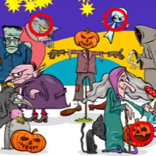 Find 5 Differences Halloween